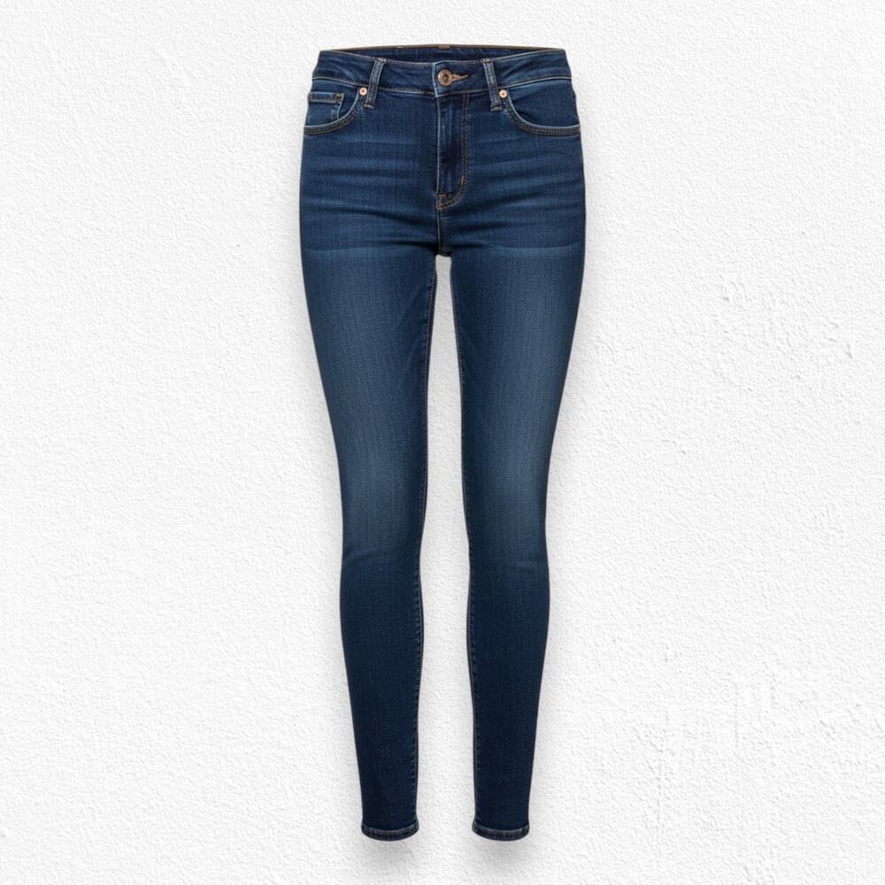 Madewell Skinny Skinny Jeans 26 Quincy Dark Wash Low Rise Ankle EUC